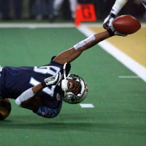 On the final play of Super Bowl XXXIV, Titans wide