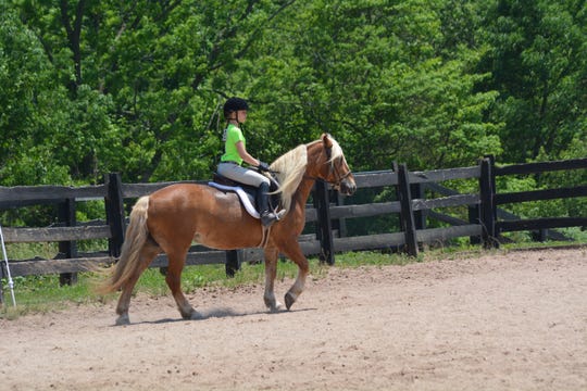 Emily Vicari of Flemington rides at Kierson Farm, also in Flemington.