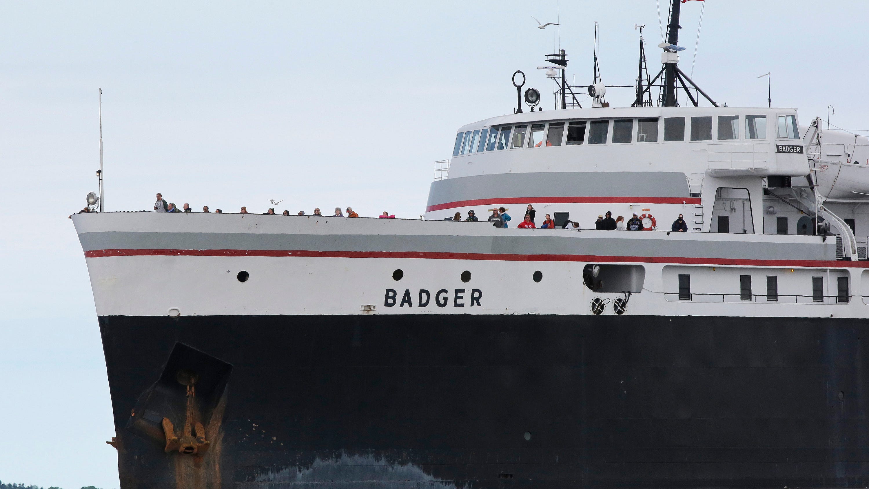 SS Badger arrives in Manitowoc first time this year