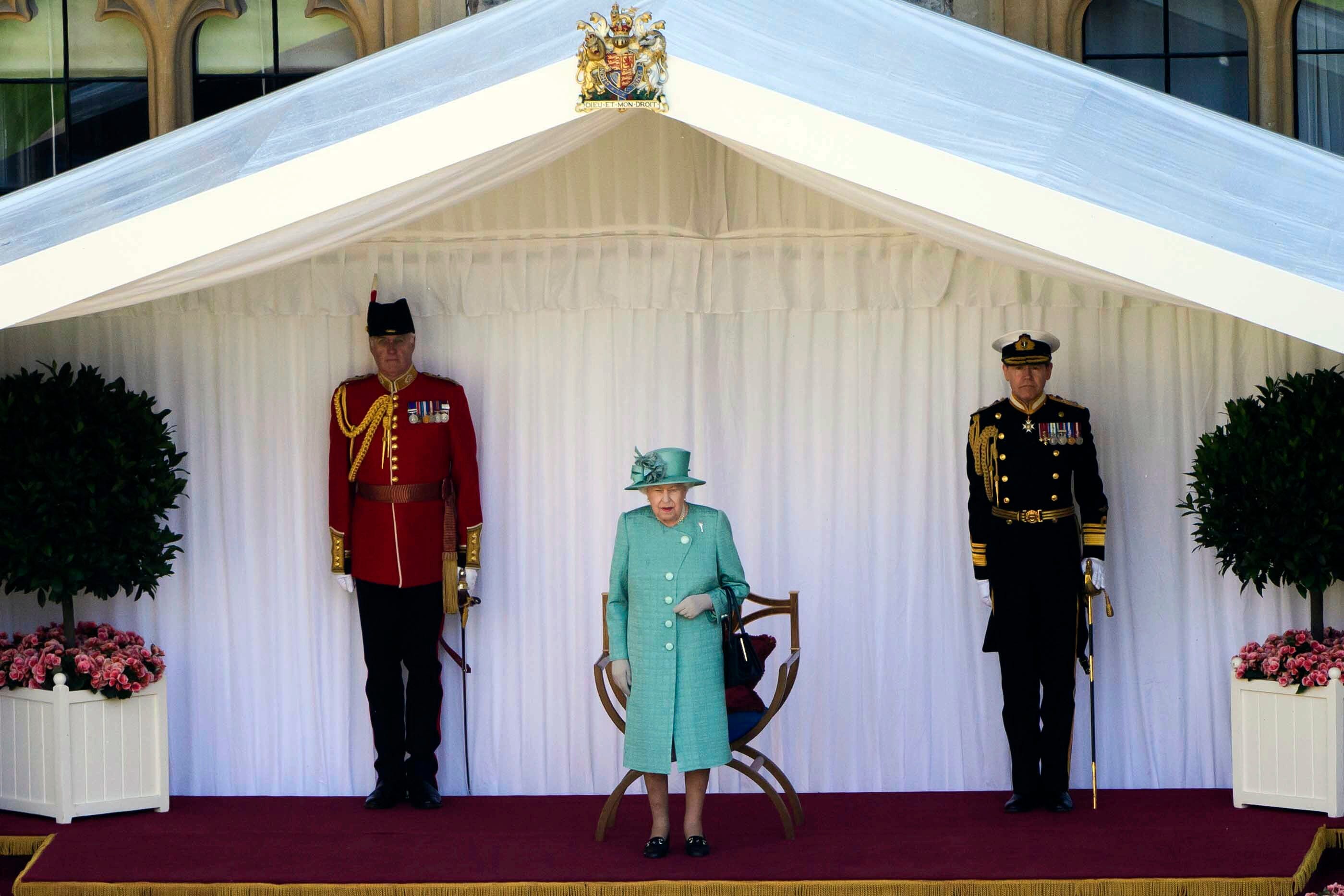 Queen Marks Official Birthday With Ceremony At Windsor Castle