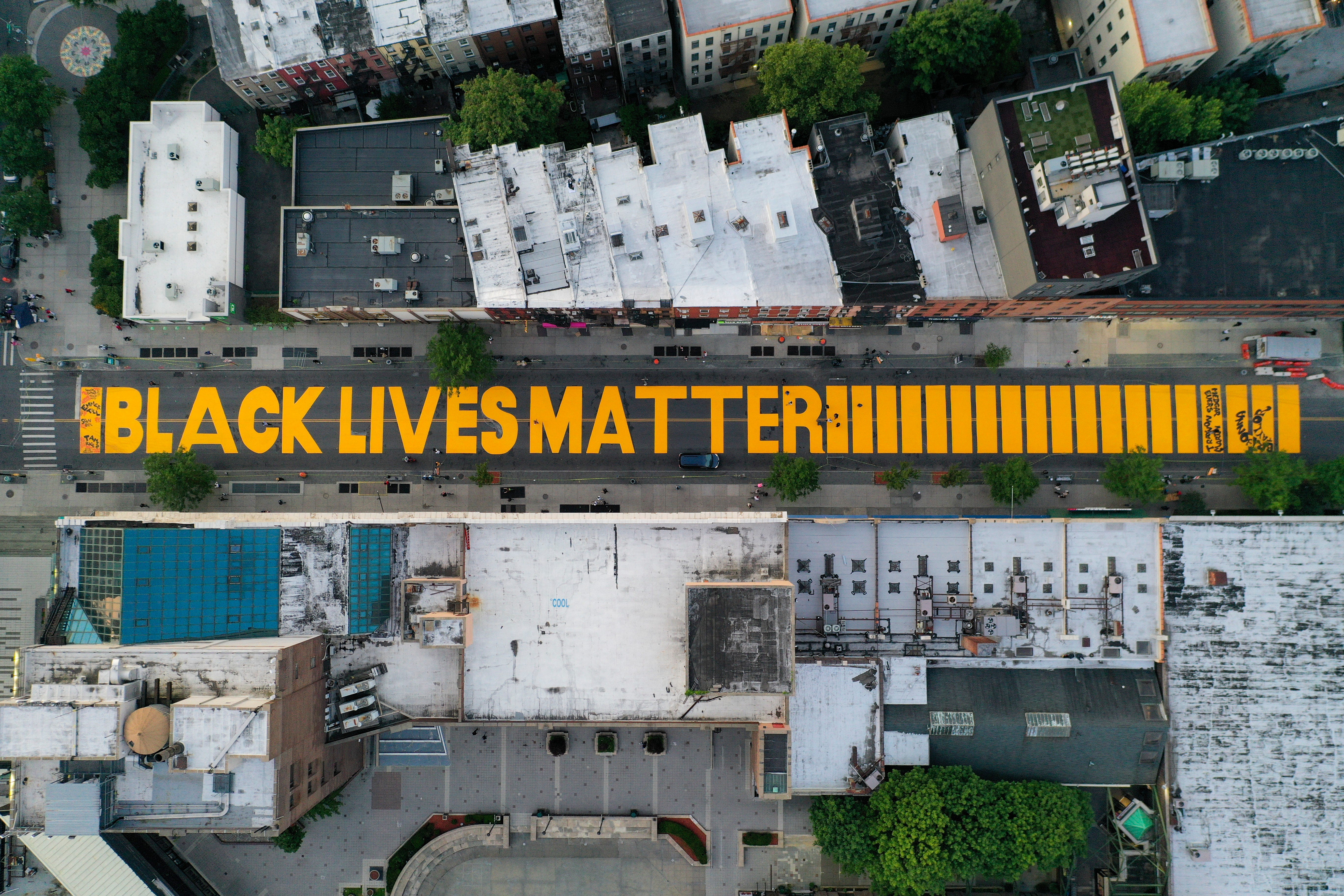 Black Lives Matter Painted On City Streets: See Art In NYC, Washington