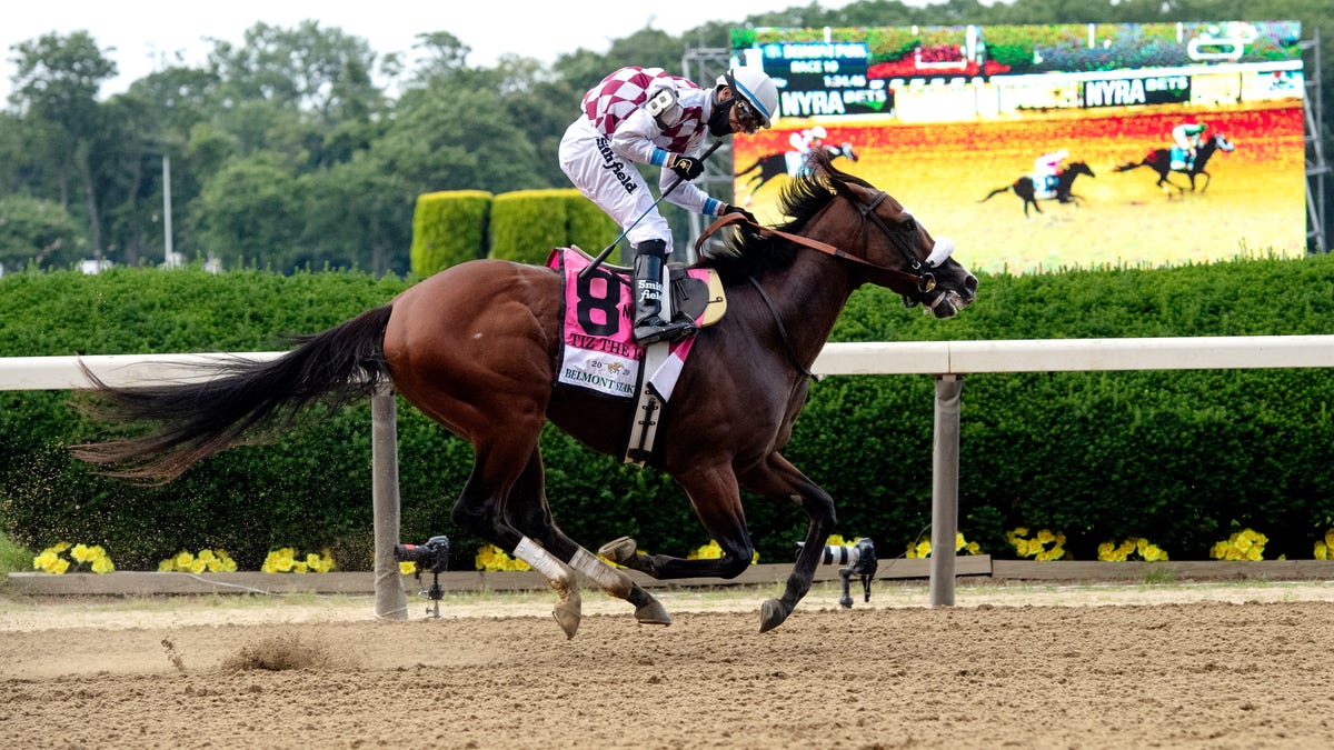 Belmont Stakes day at Belmont Park