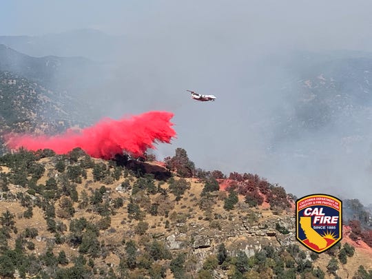 CAL FIRE battles 2 large blazes in Tulare County, reports busy start to ...