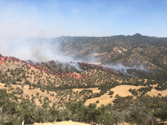 CAL FIRE battles 2 large blazes in Tulare County, reports busy start to ...