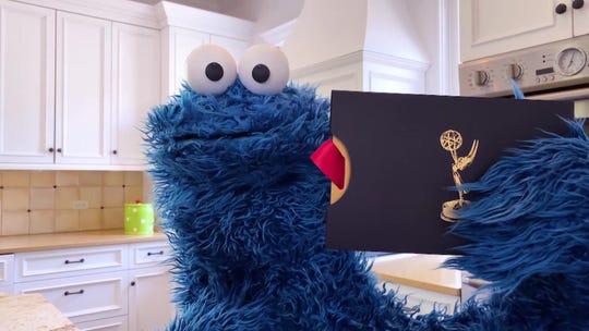 Cookie Monster presented the Daytime Emmy for - what else? - culinary series during Friday's Daytime Emmys broadcast.