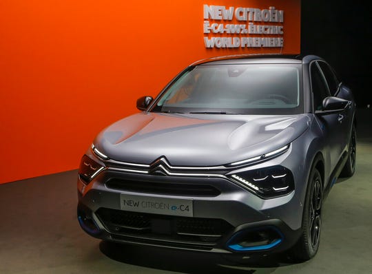 PSA Group's Citroen Brand is showing off a new version of its C4 compact hatchback, a model that will be key to the company's sales prospects as it faces a highly competitive European car market that faces severe headwinds from the coronavirus.