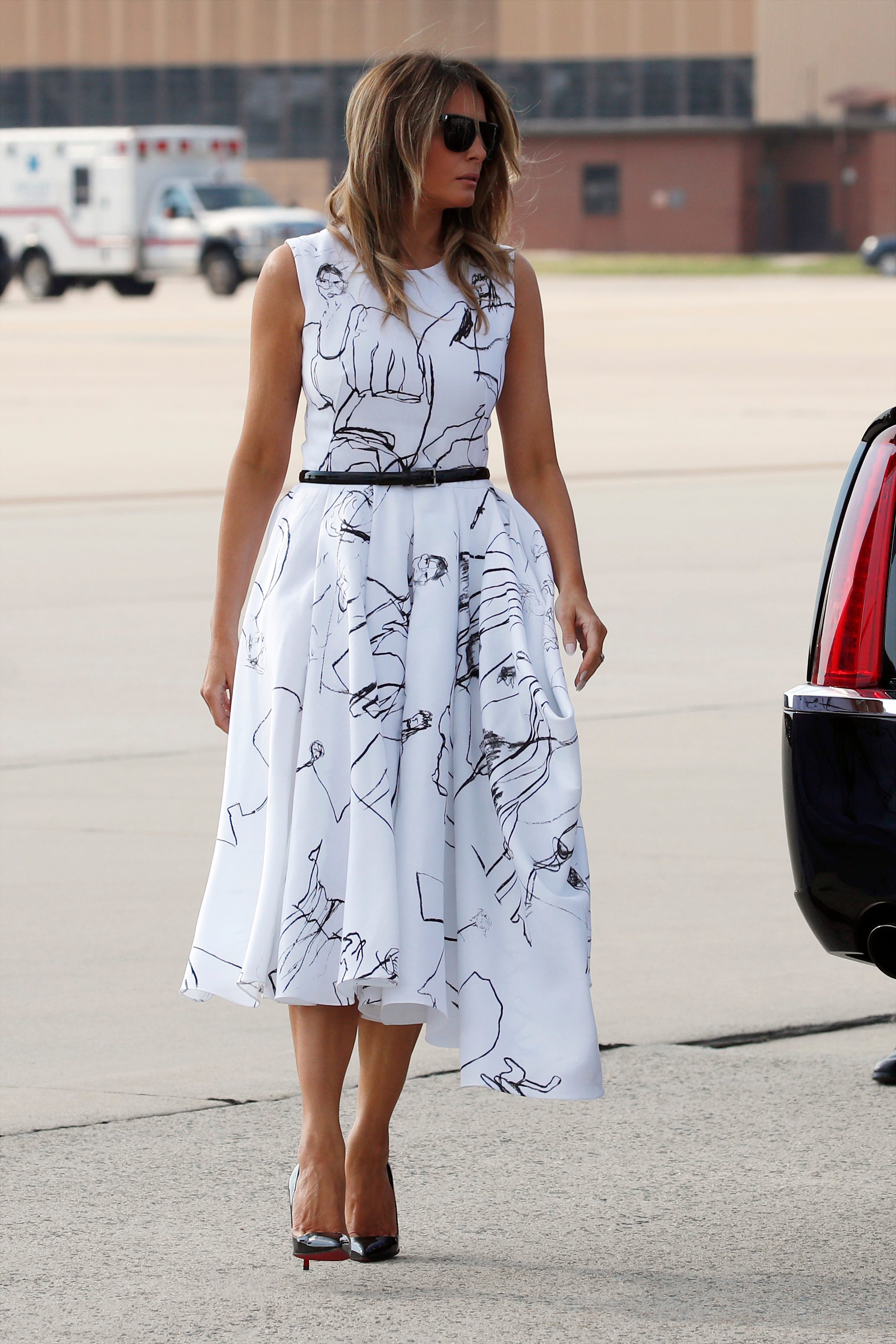 melania 4th of july dress 2018