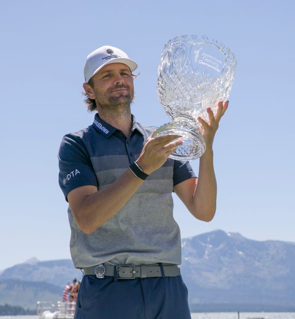 Who's playing in the Lake Tahoe celebrity golf tournament in July 2021