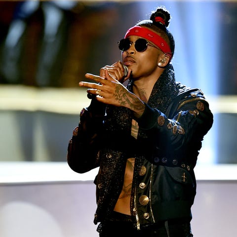 Rapper August Alsina performs onstage during the 2