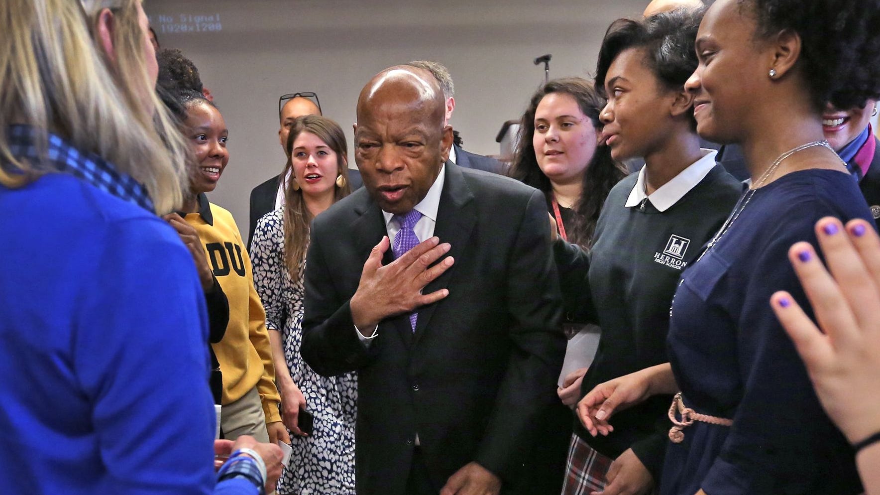 John Lewis Young Activists Vow To Continue Fight For Civil Rights