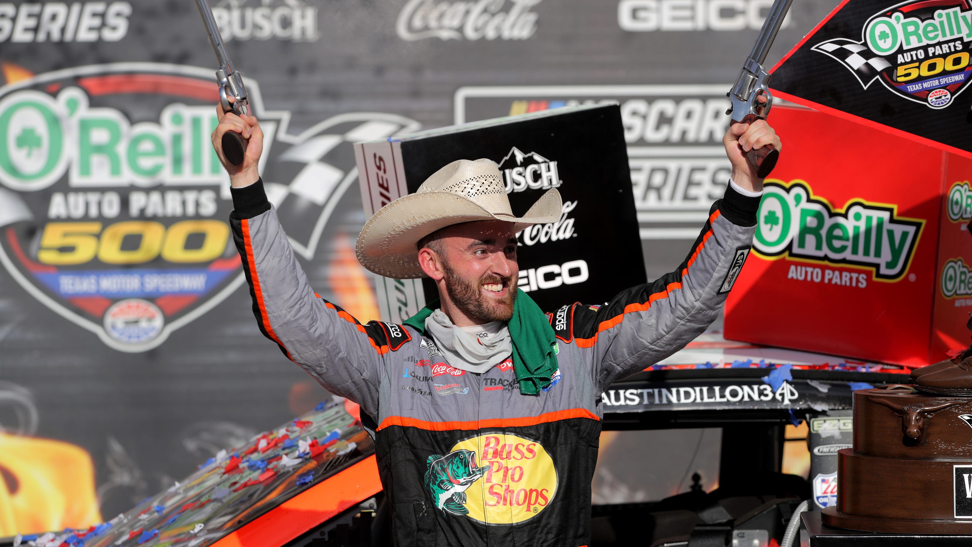 Austin Dillon wins NASCAR Texas Cup race in 12 finish for RCR