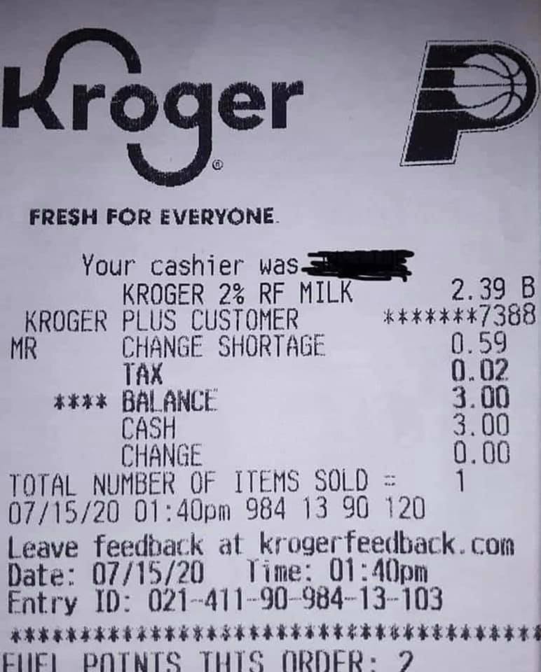 Fact Check Kroger Is Not Charging Customers A Blm Charge