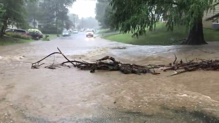 Flooding Affects Newark-area Community