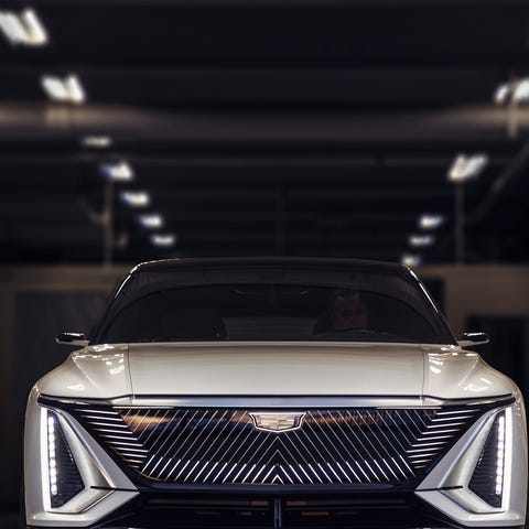 A new aggressive look for the new Cadillac Lyriq e