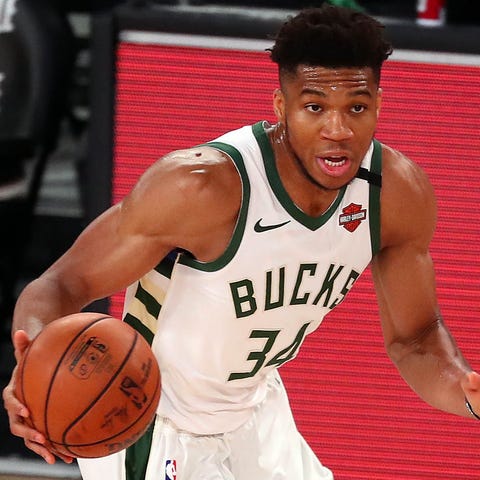 Giannis Antetokounmpo and the Bucks are the top se