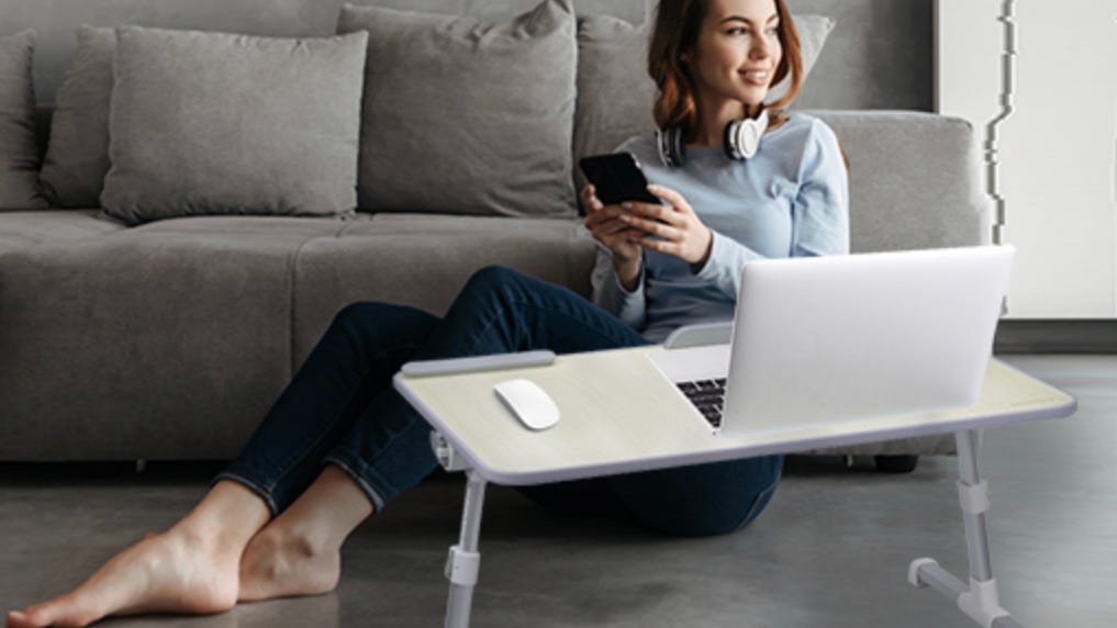 seated laptop table