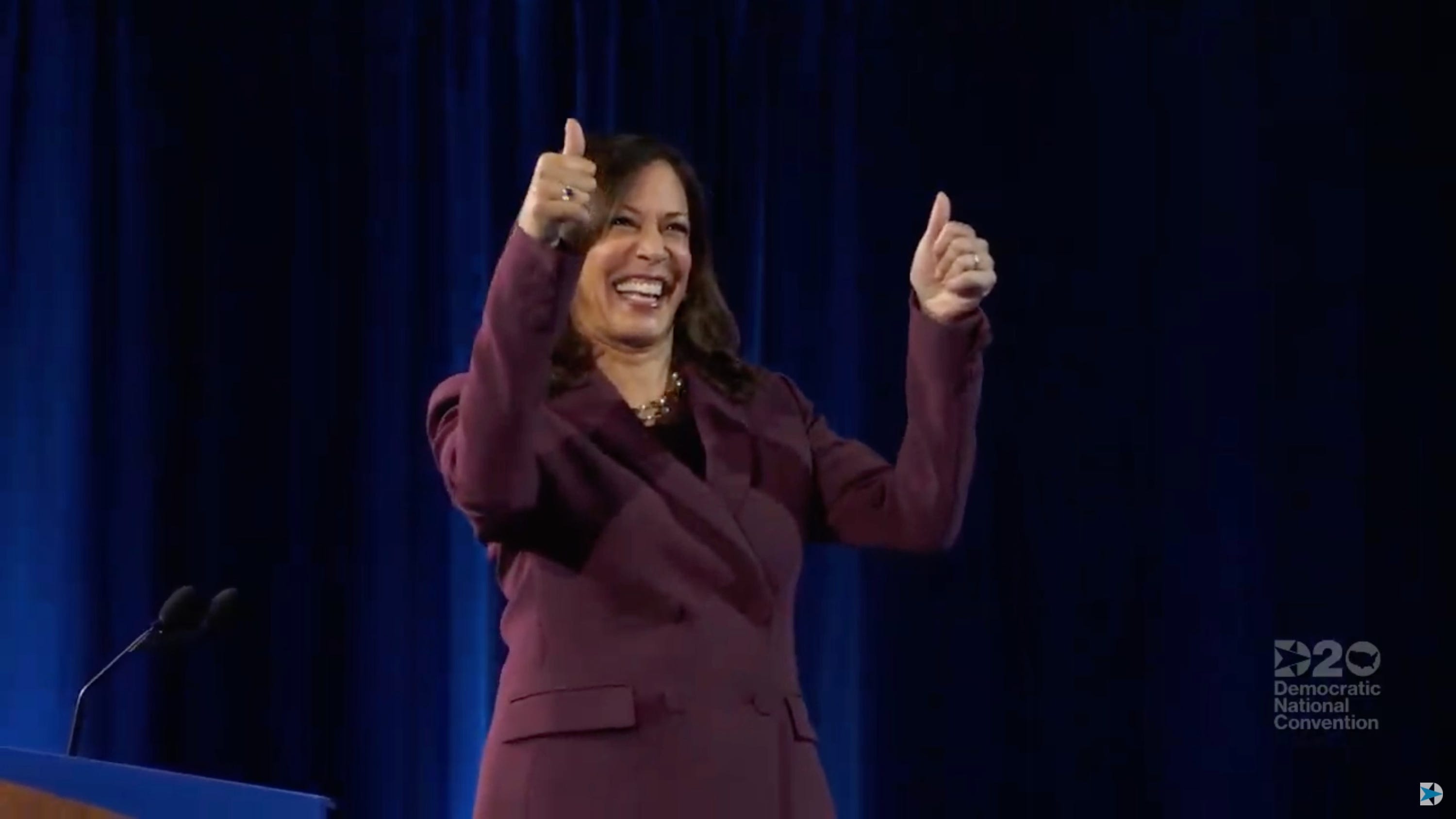 Kamala Harris Delivers Historic Speech To Democratic Convention