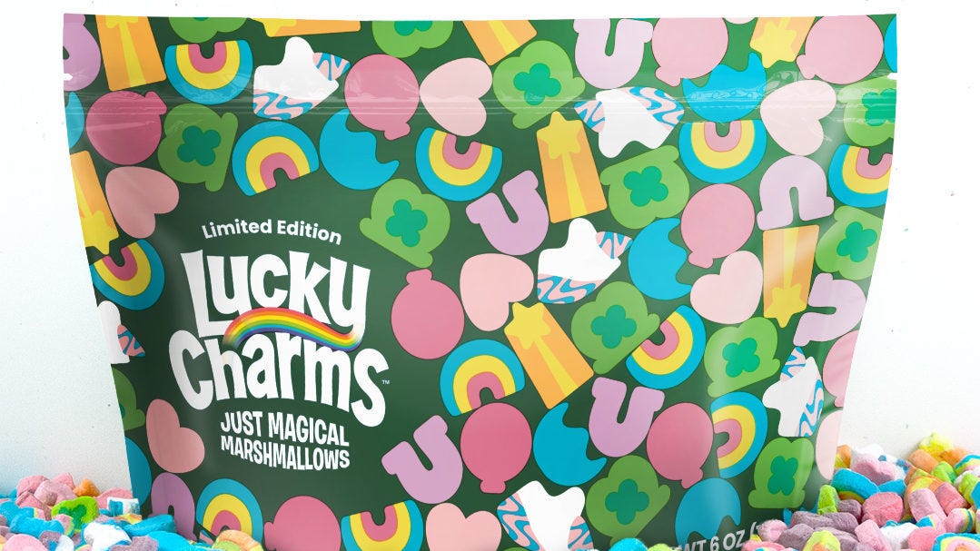 Lucky Charms Magical Marshmallows General Mills Launches New Item