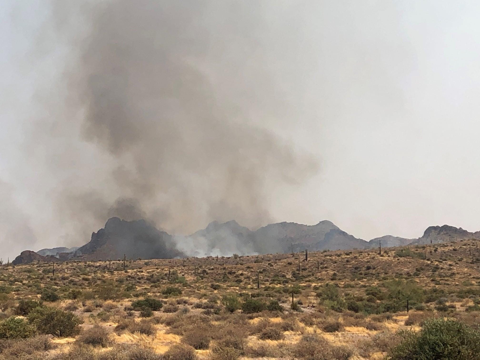 Superstition Fire Burning In Tonto National Forest At 4 400 Acres   7026ce7a B5fe 4530 86f8 B5227e399000 Superstition Fire 4 