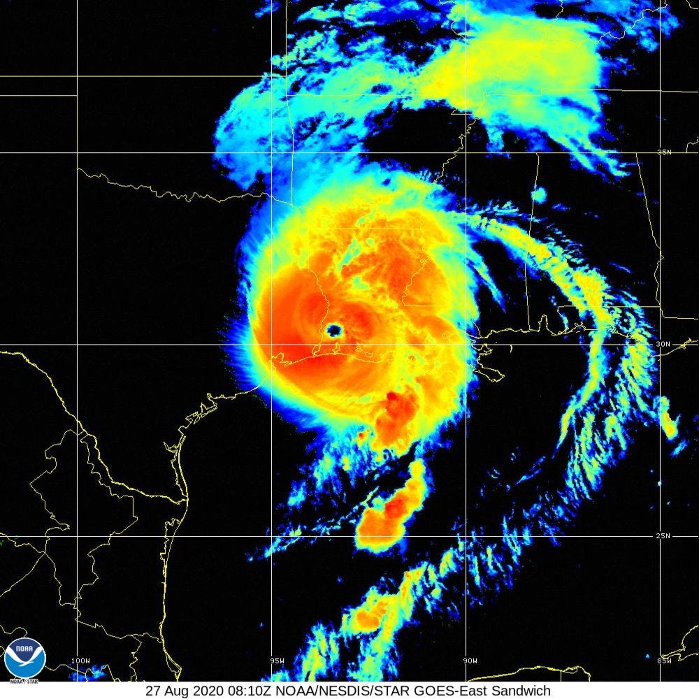 Live Updates Hurricane Laura Moves North As Dangerous Category 2 Storm