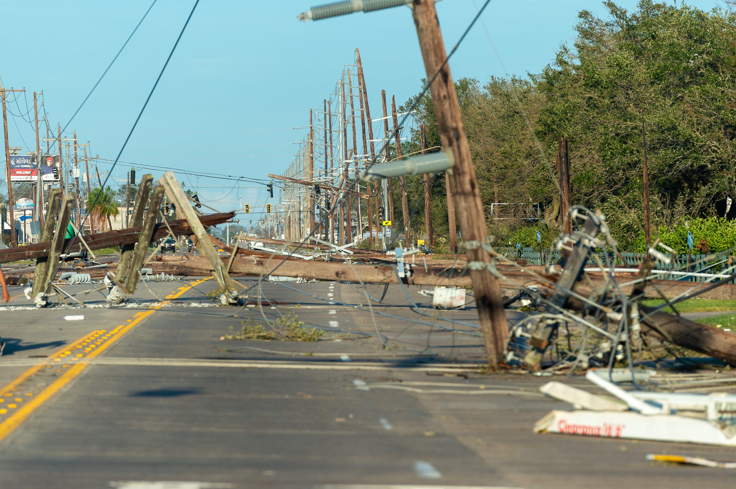 Ураган в США Луизиана