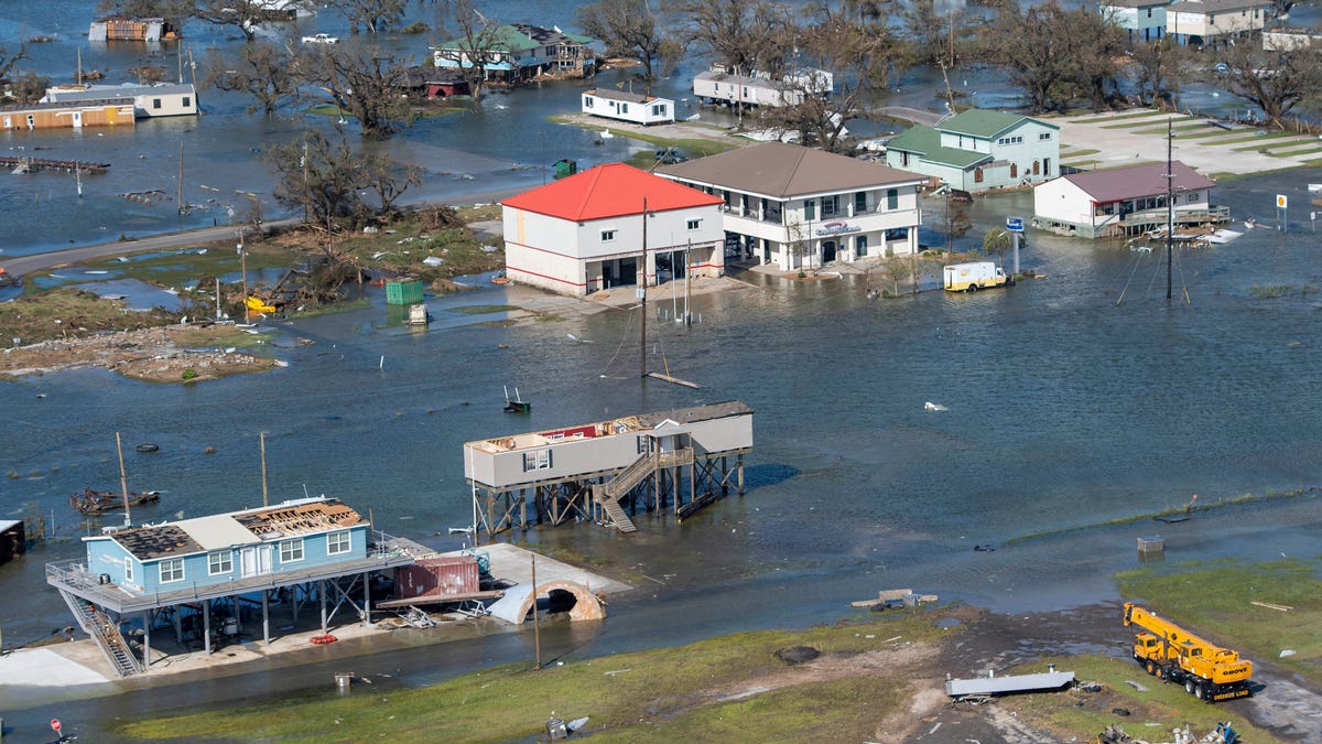 Cameron Parish damage pictures after Hurricane Laura hit Louisiana