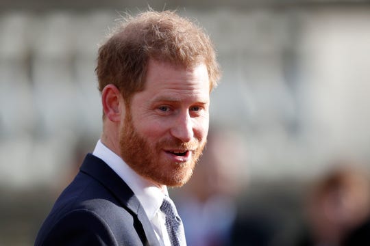 Prince Harry at Buckingham Palace on Jan. 16, 2019.