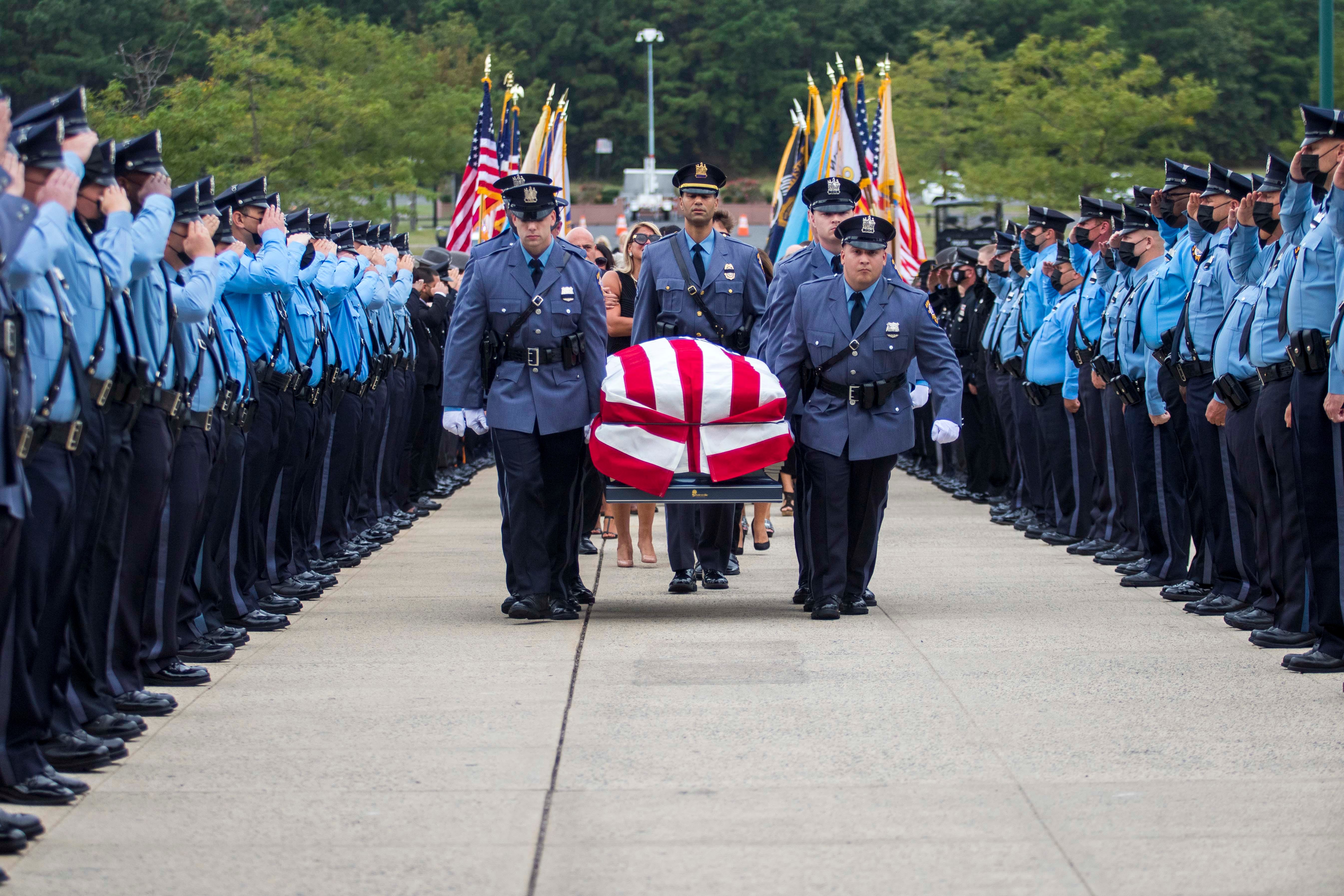 Fallen Lakewood Police Officer Nicklas Shimonovich Honored At Funeral