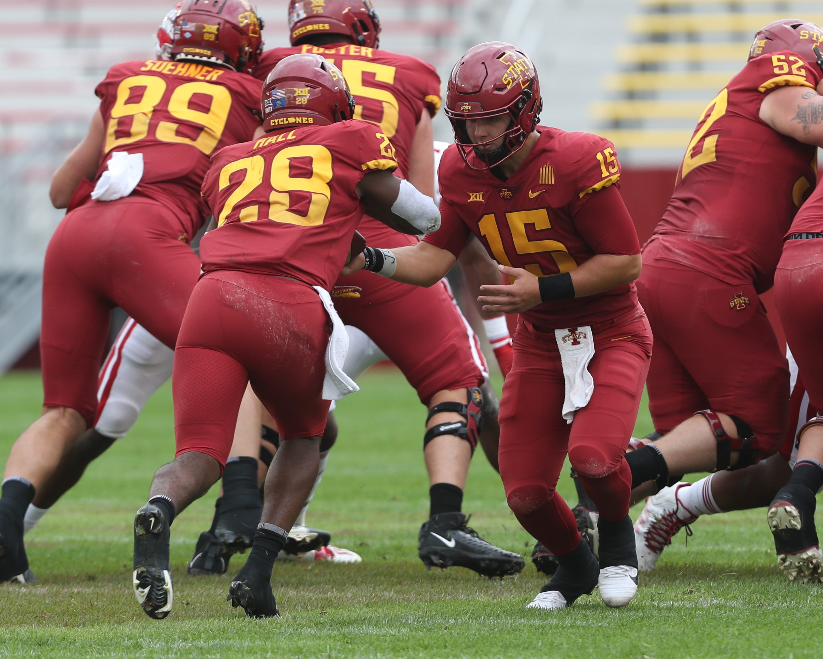 iowa state football gloves