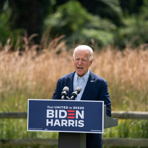 Democratic presidential nominee Joe Biden on Septe