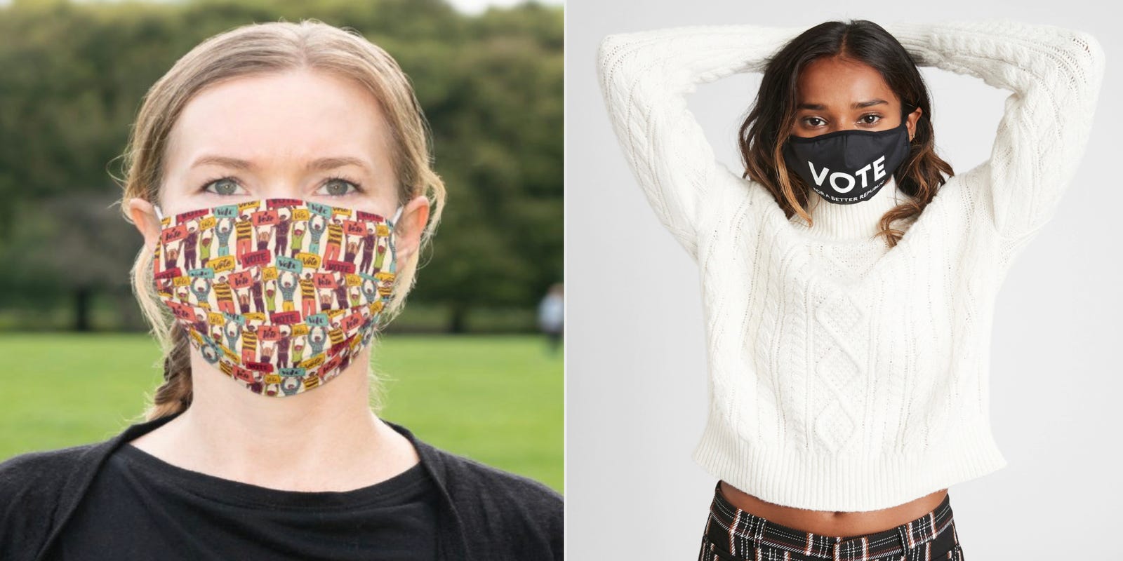 10 face masks you can wear to promote voting