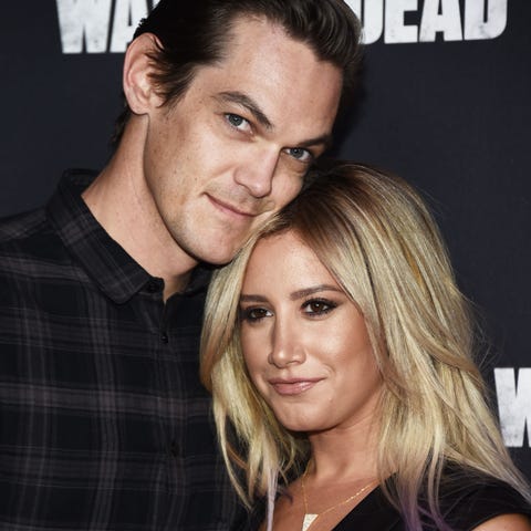 Actress Ashley Tisdale and her husband, musician C