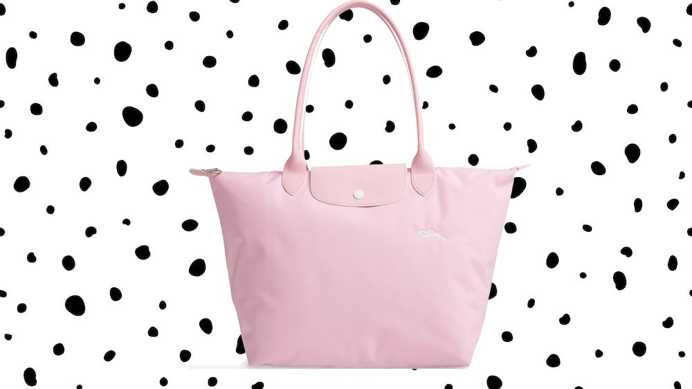 long champ bag pink