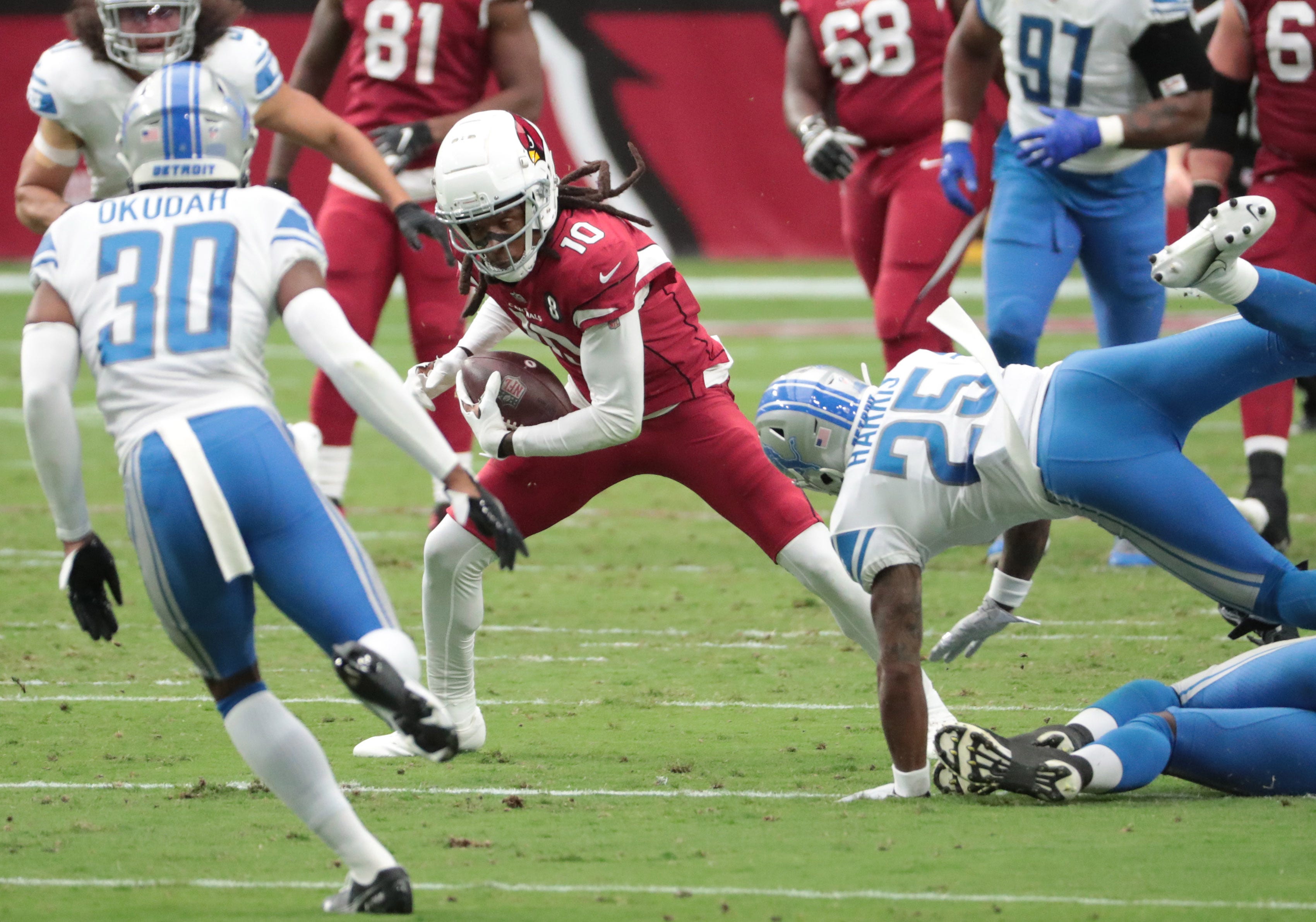 deandre hopkins cleats cardinals