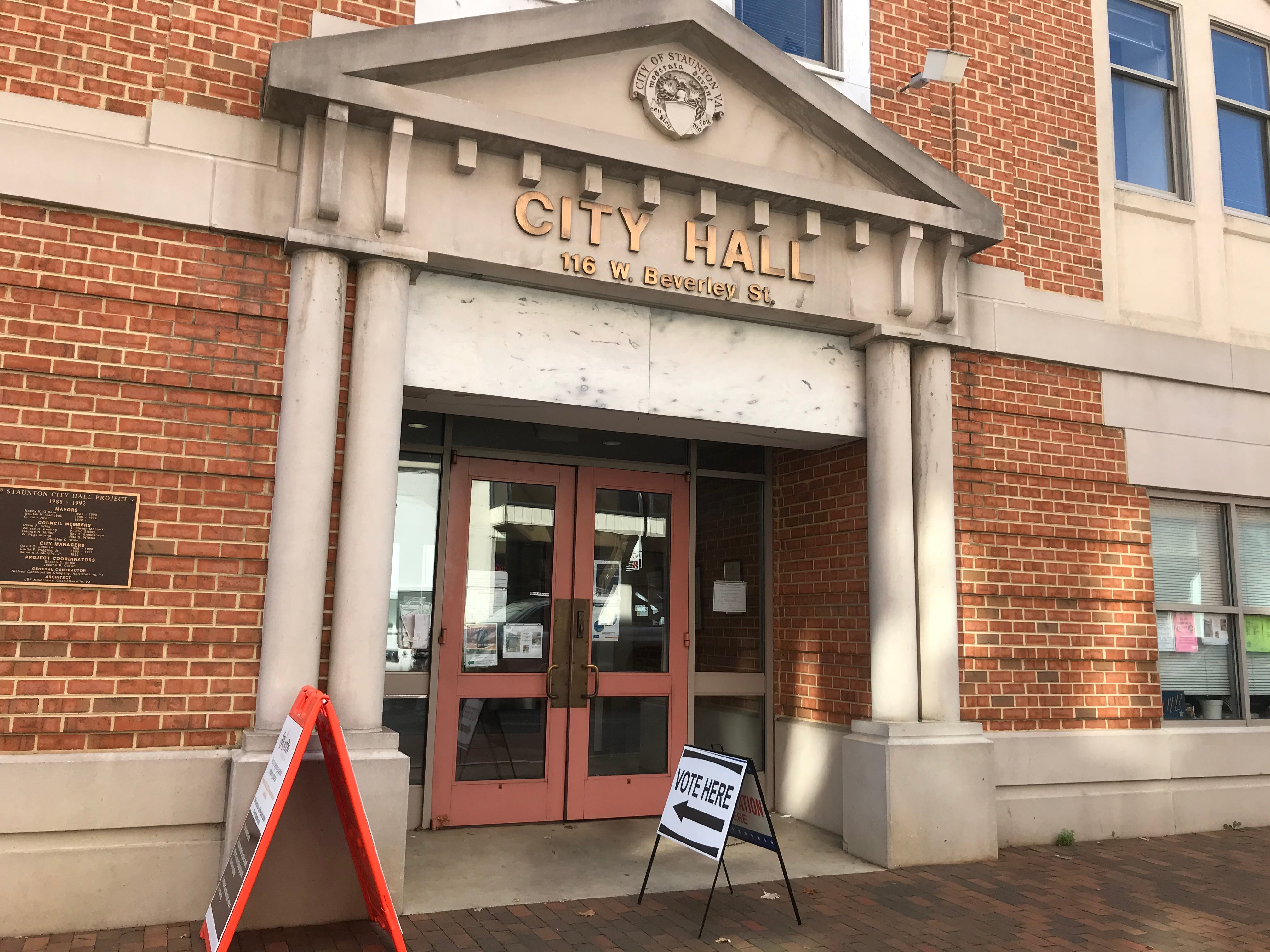 PHOTOS: Voting At Staunton City Hall