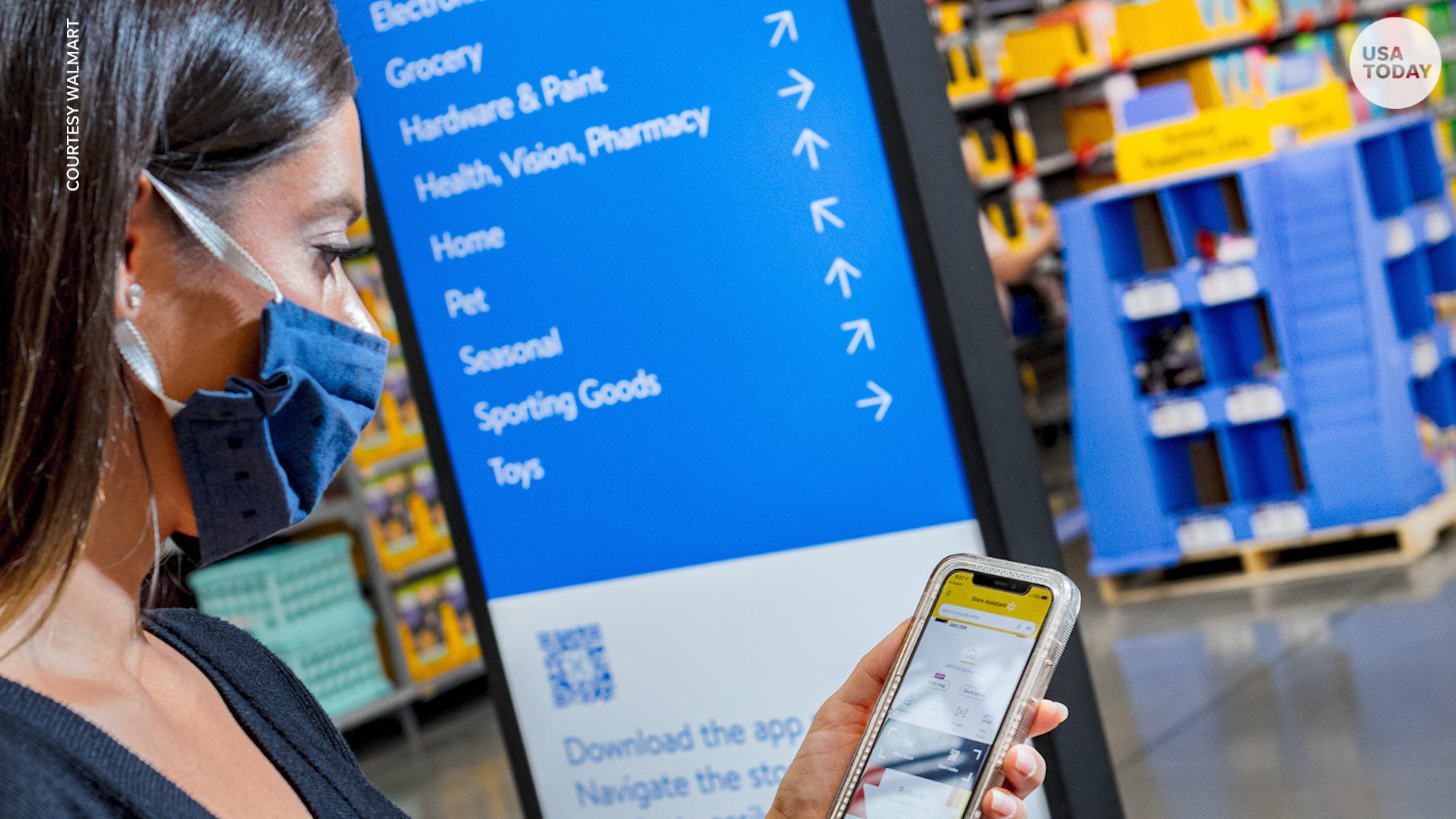 Walmart unveils new store design with selfcheckout kiosks