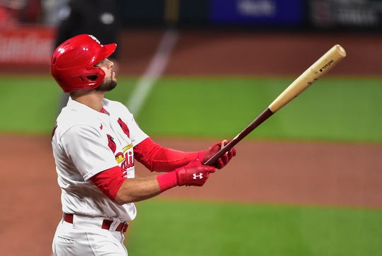 Rookie outfielder Dylan Carlson batted cleanup for the Cardinals in Game 1.