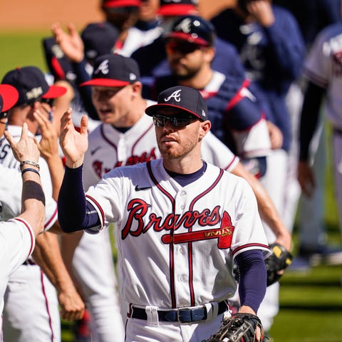 Freddie Freeman and the Braces swept the Reds.