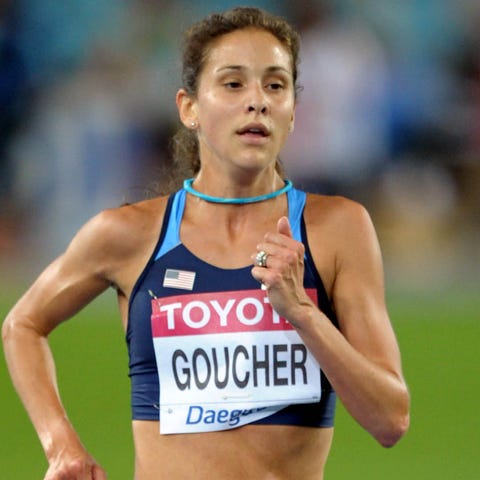 U.S. Olympian Kara Goucher, whose grandfather died