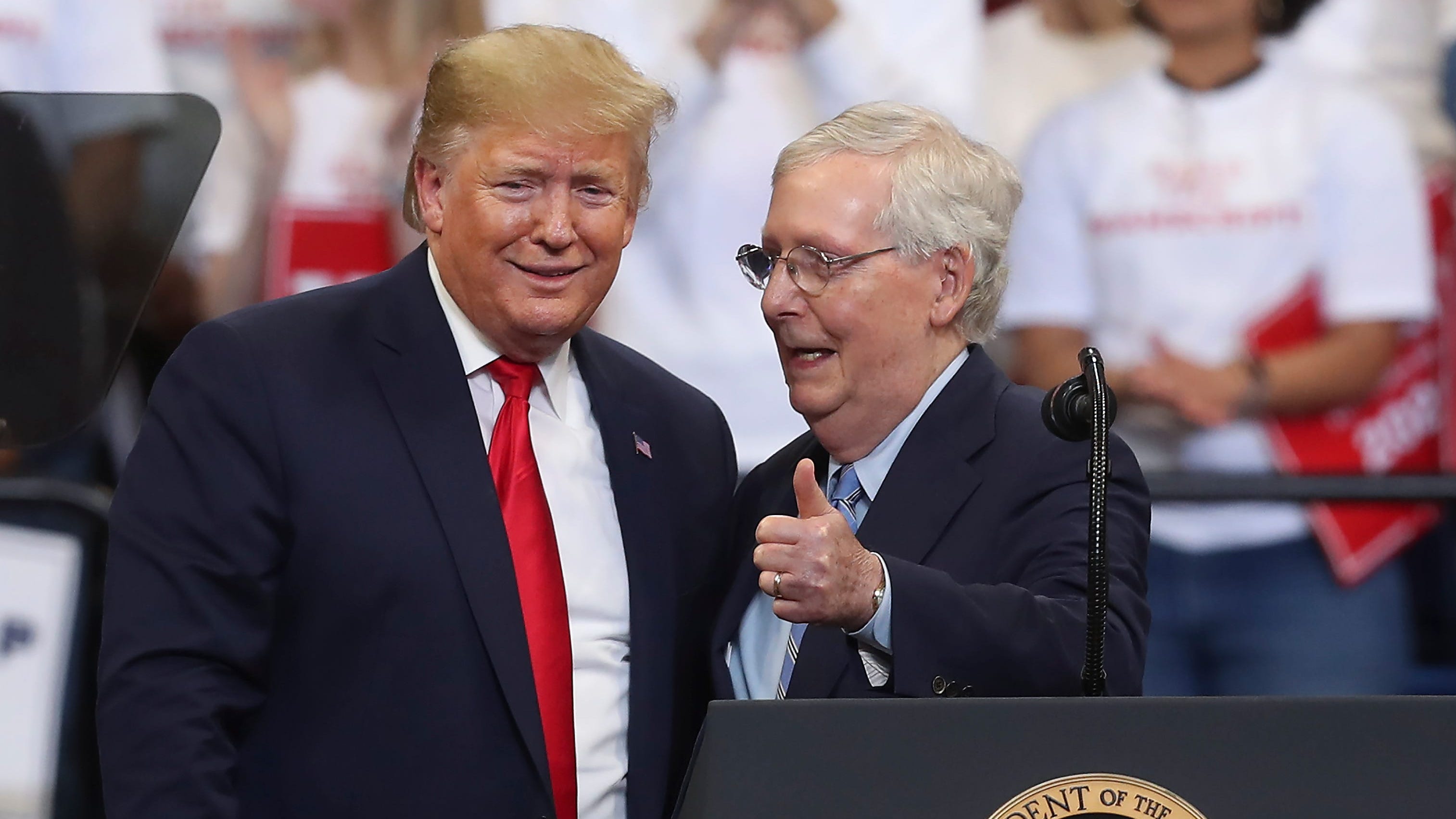 Election 2020 Mitch McConnell, GOP senators inch away from Trump