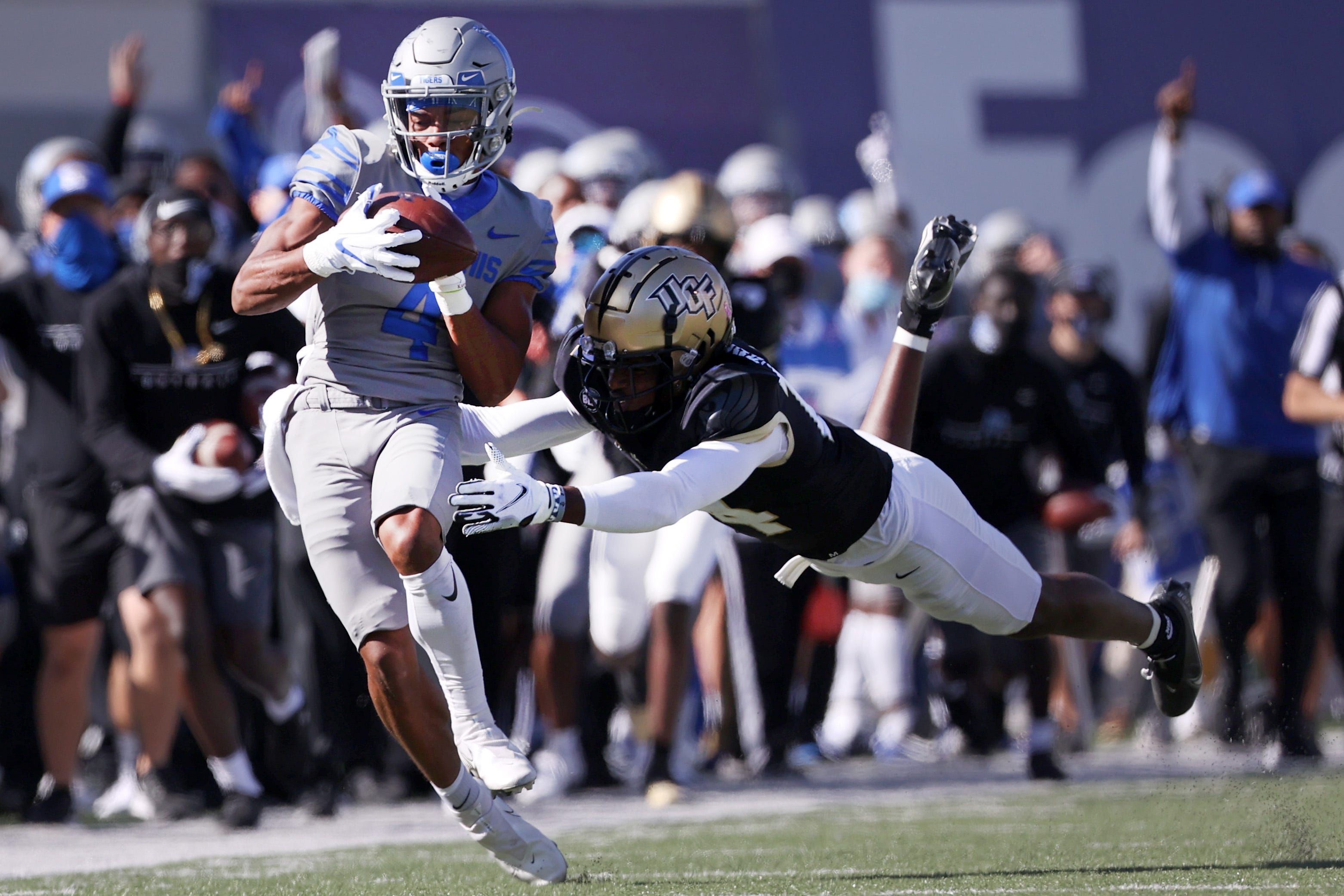 Memphis WR Calvin Austin III on QB battle, what he learned from NFL Draft  board