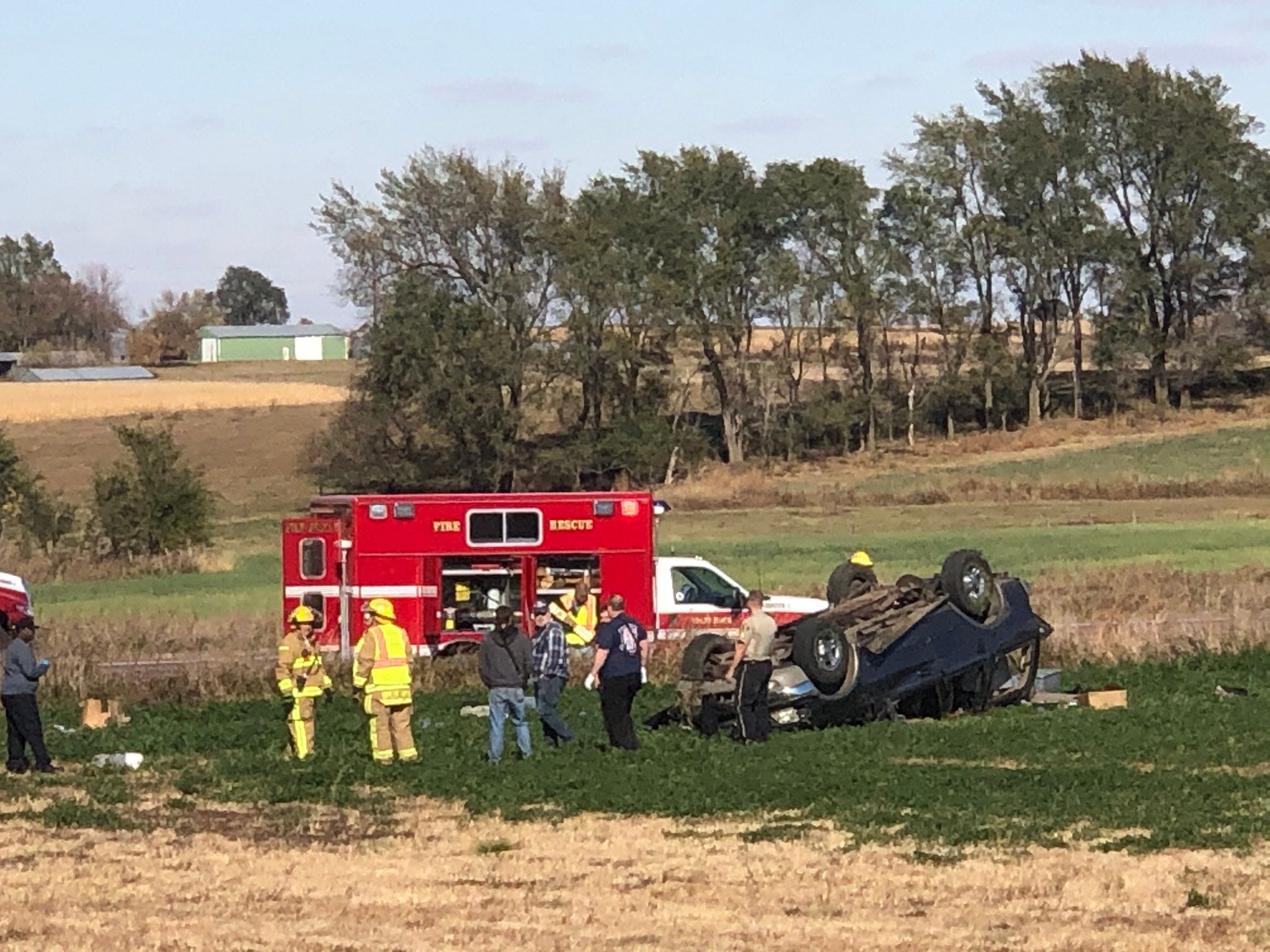 One Person Dies In Rollover Crash Near Rowena, Authorities Say