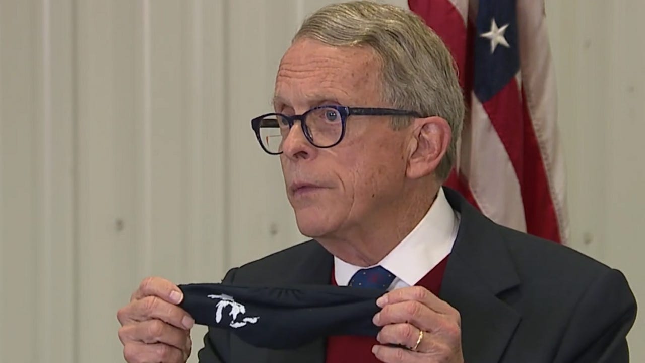 Ohio Gov. Mike DeWine Stops In Cleveland To Discuss Virus In The Region