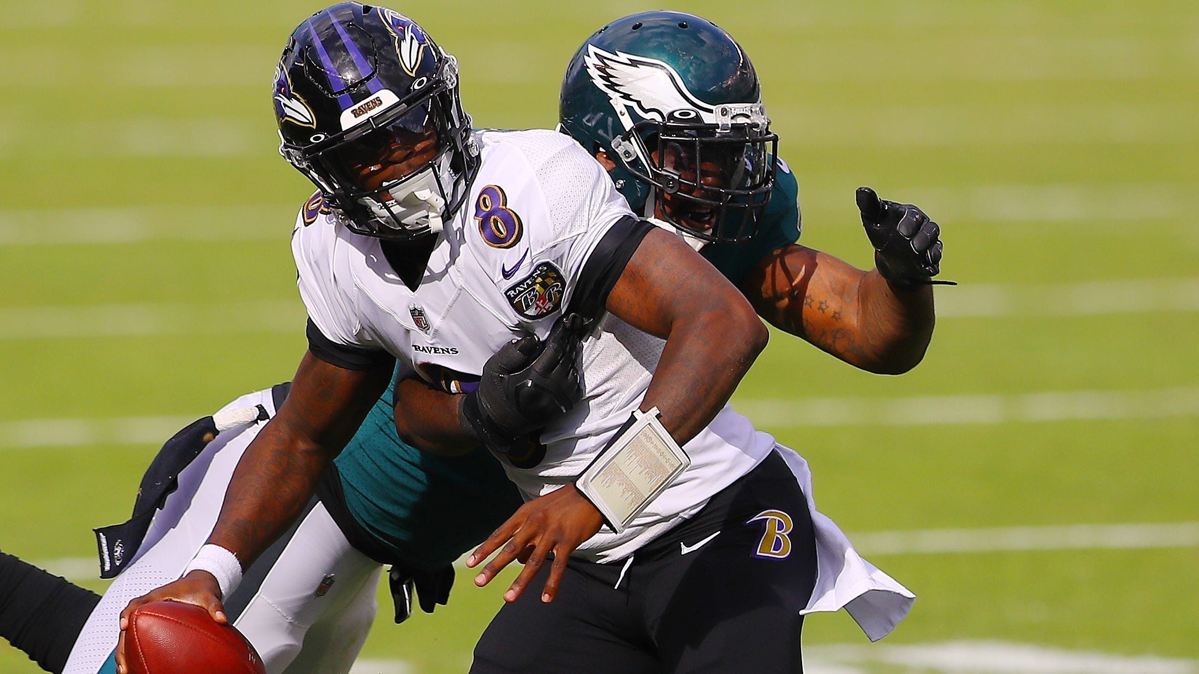 Baltimore Ravens look far from elite in close call vs. Eagles