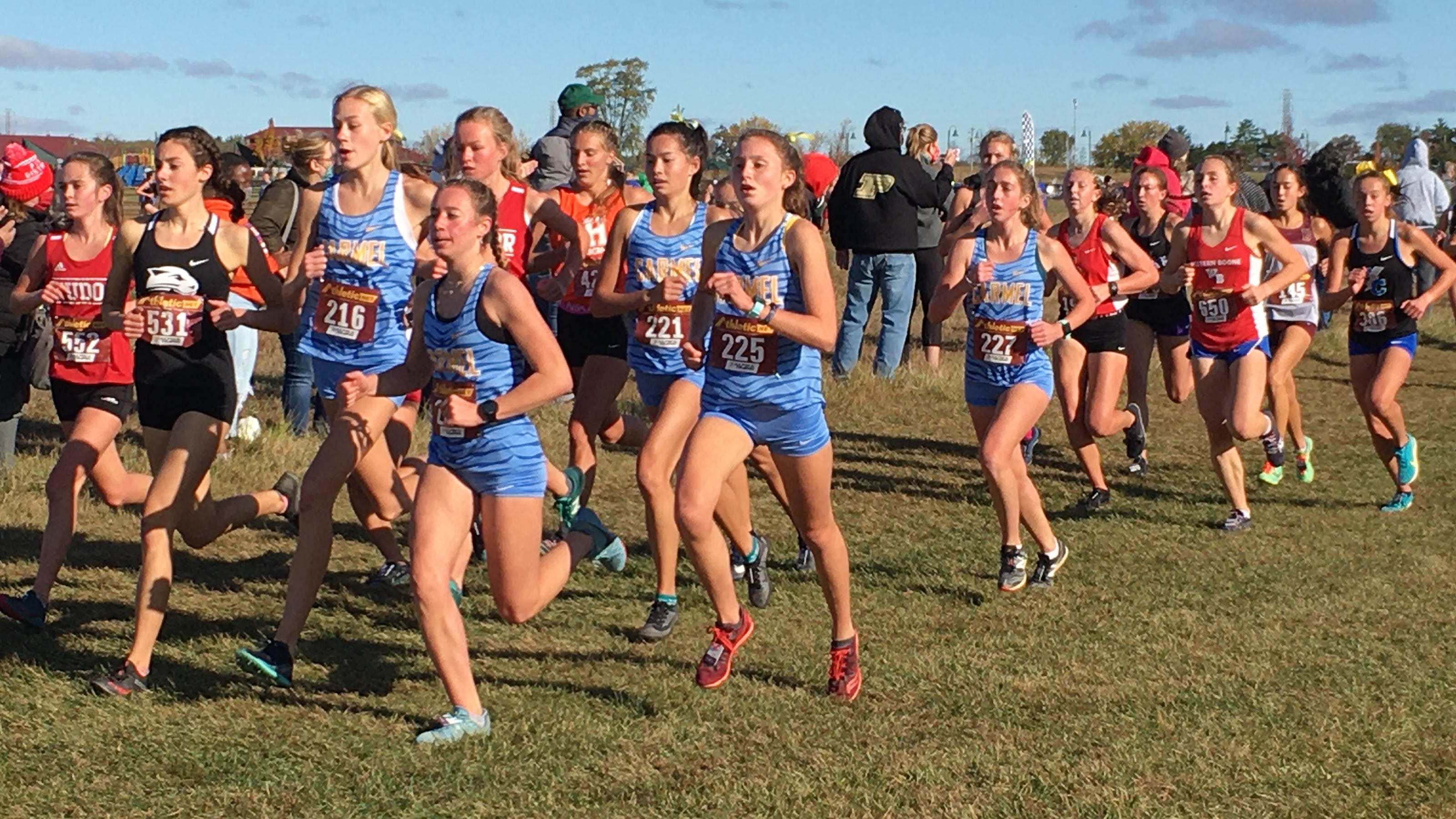 Indiana cross country Carmel's Kole Mathison, Annie Christie win semistate