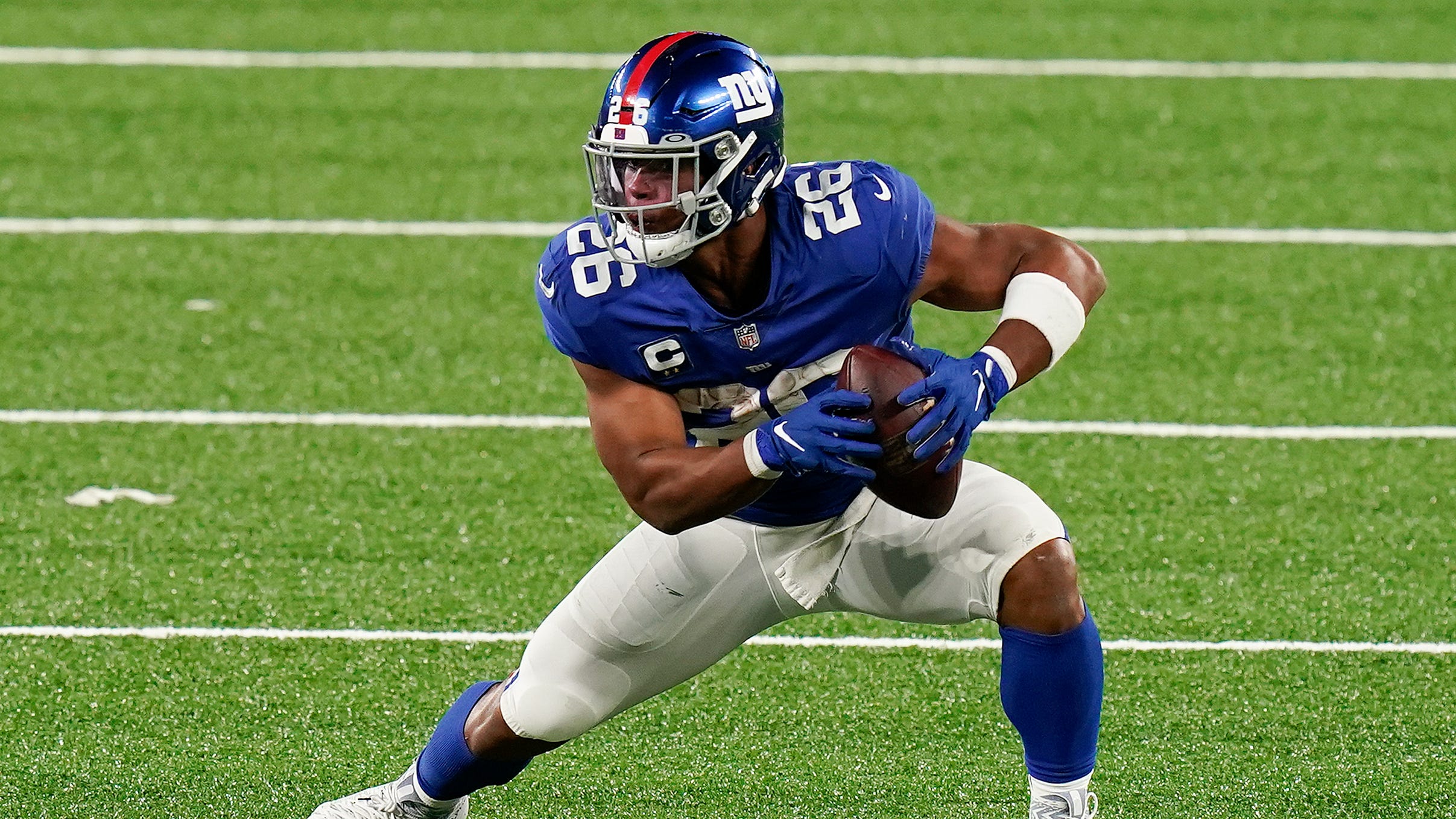 Saquon Barkley, Giants RB, says he'll be even better after torn ACL