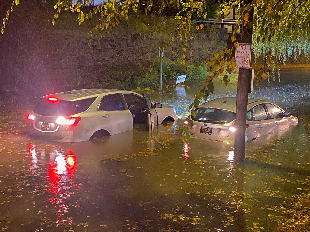 'Unprecedented' flooding in Wilmington totals cars, strands motorists