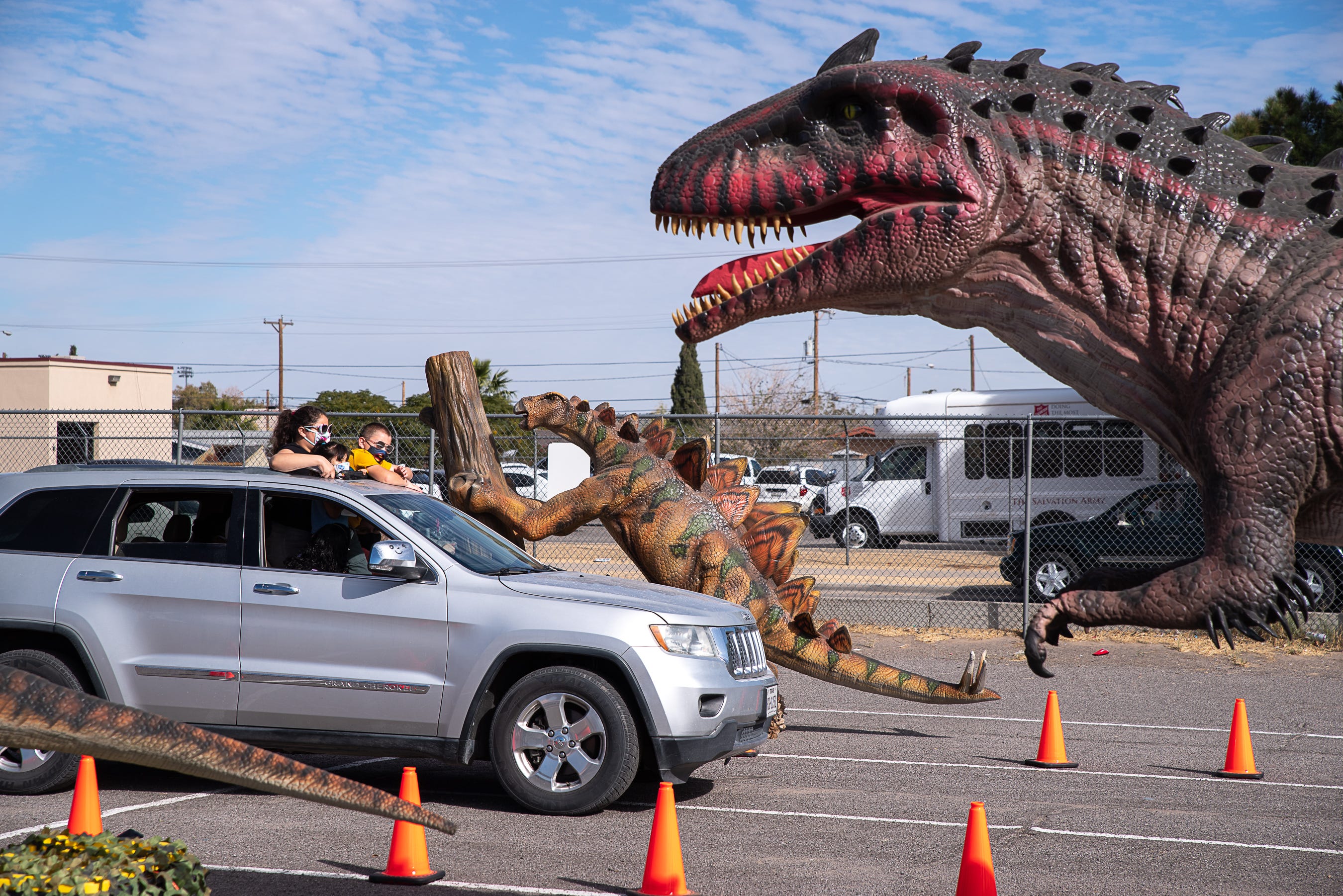 Dinosaur Drive Thru Opens For The Weekend At El Paso County Coliseum