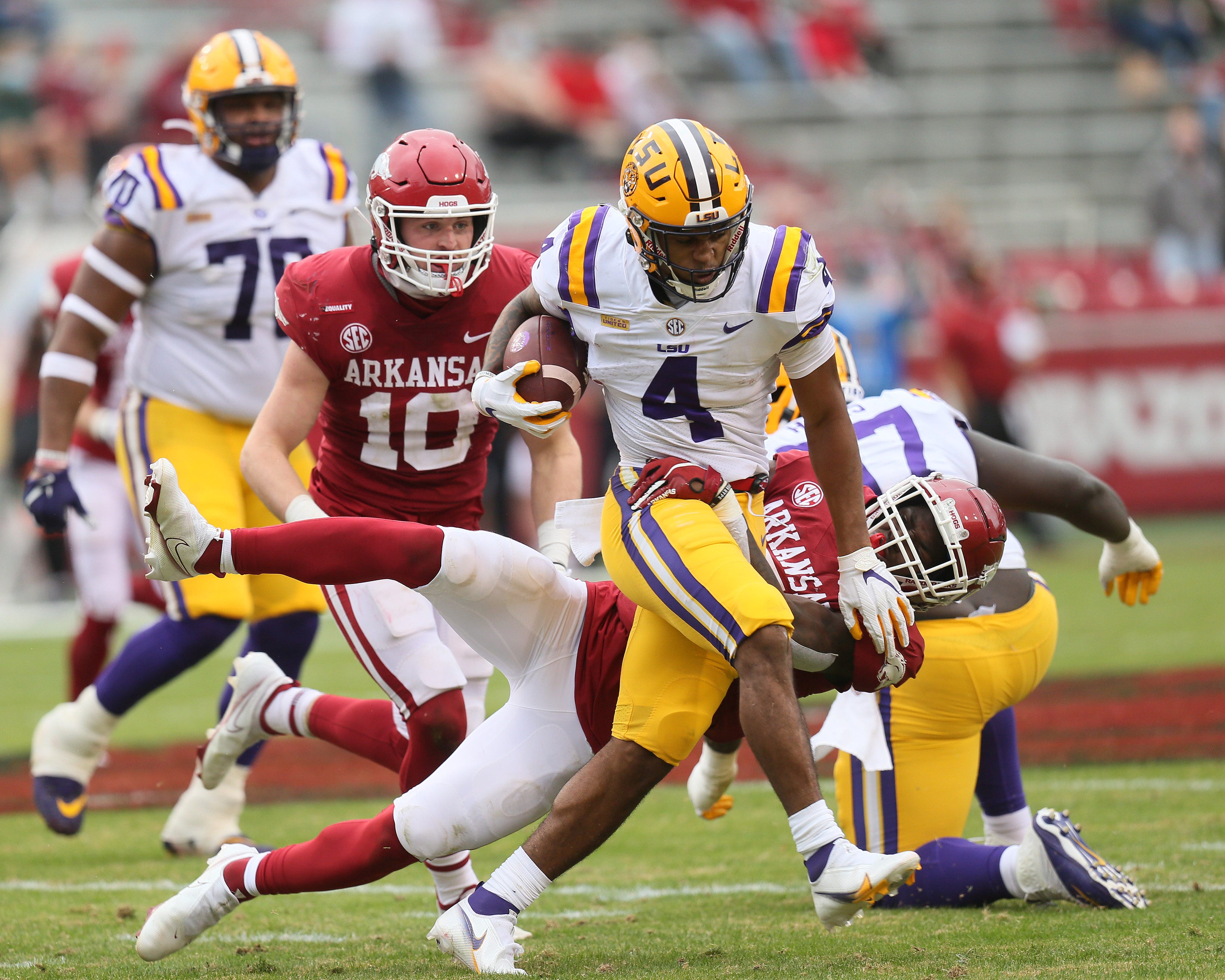 LSU's John Emery Jr. Reminds Coach Jake Peetz Of Christian McCaffrey