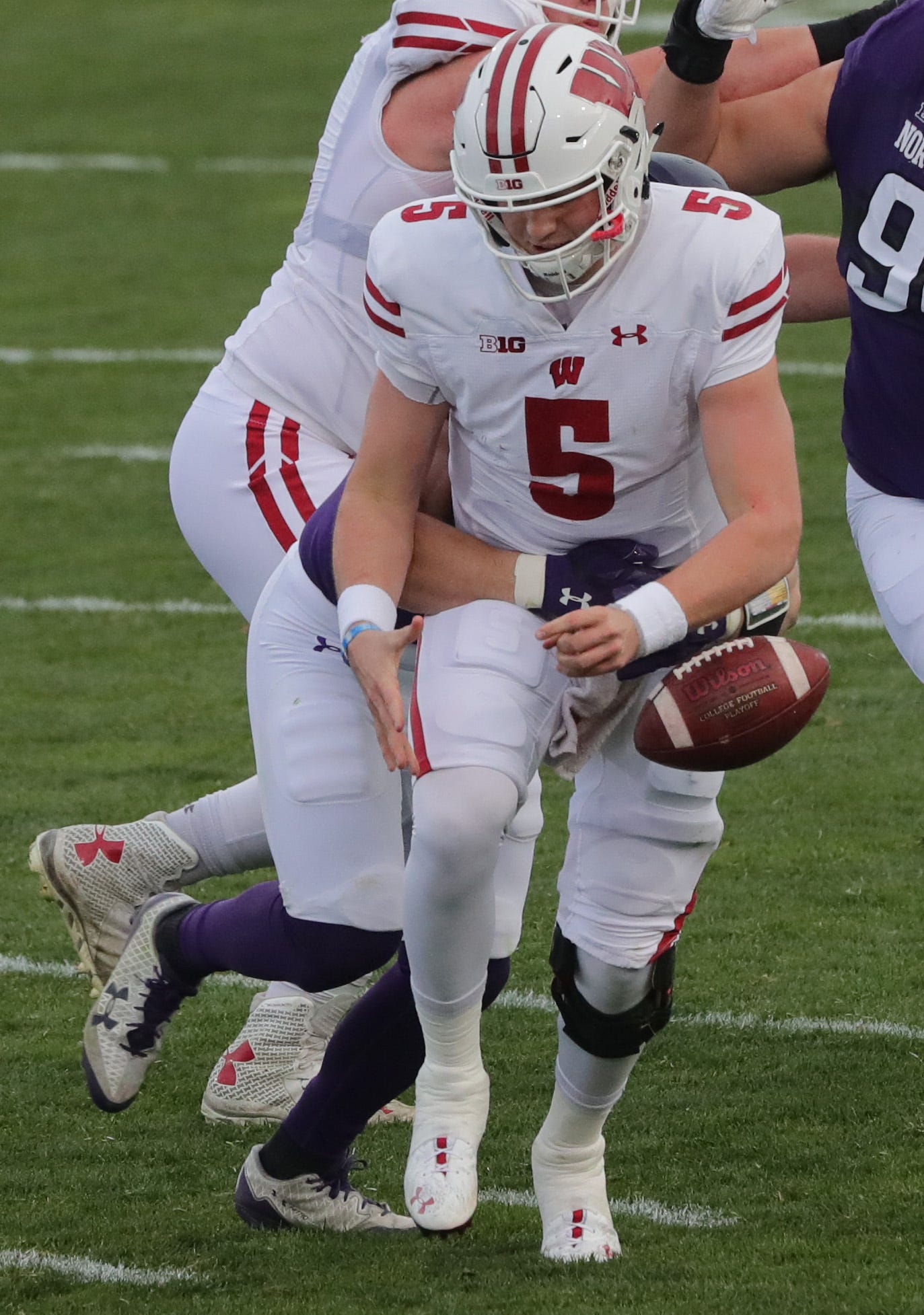 Graham Mertz Commits Four Turnovers In Loss To Northwestern